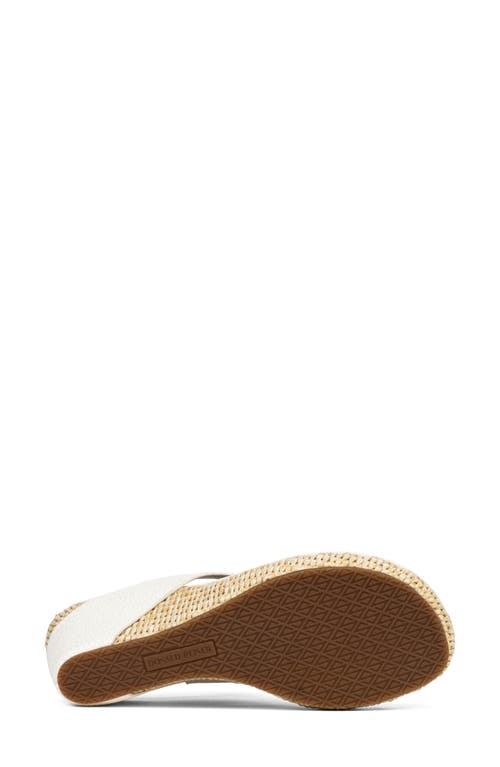 Shop Donald Pliner Gyer Leather Wedge Sandal In Foam