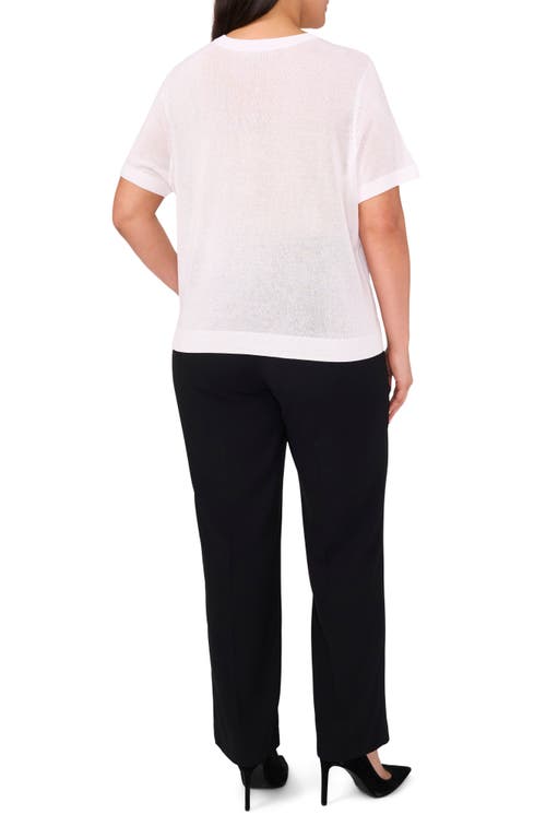 Halogenr Halogen(r) Short Sleeve Cardigan