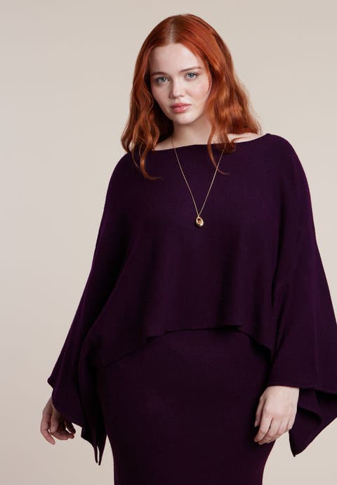 Boxy Three Quarter Sleeve Turtleneck