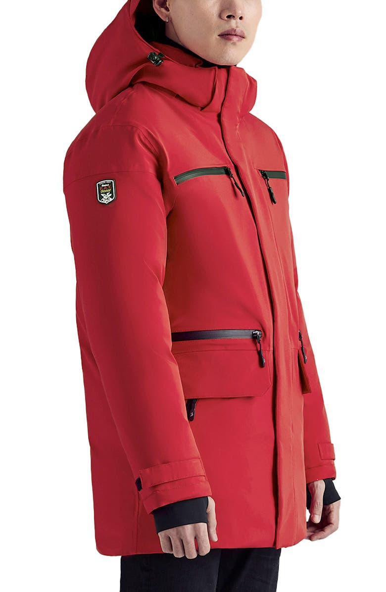 Triple F.A.T. Goose Staden Men's Down Parka, Alternate, color, Red