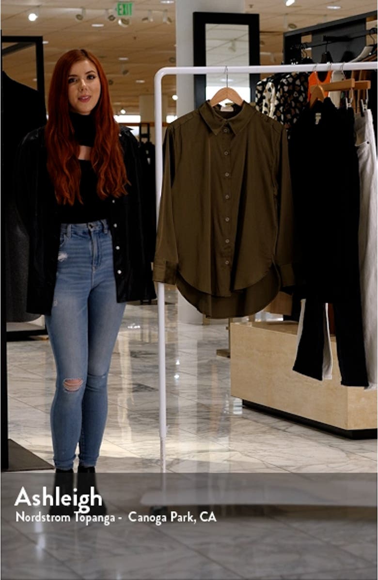 Satin Button-Up Shirt, sales video thumbnail