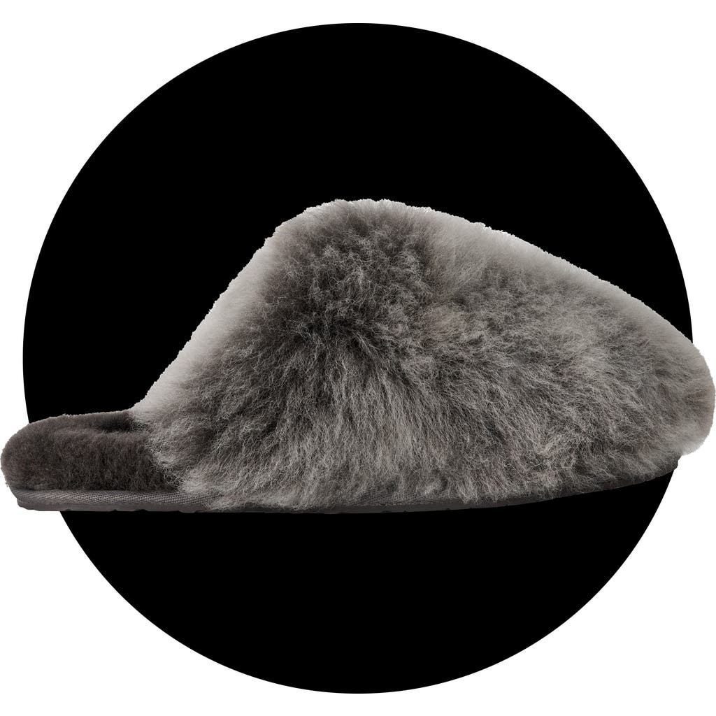 Ugg ® Scuffette Chalet Genuine Sheepskin Slipper In Charcoal