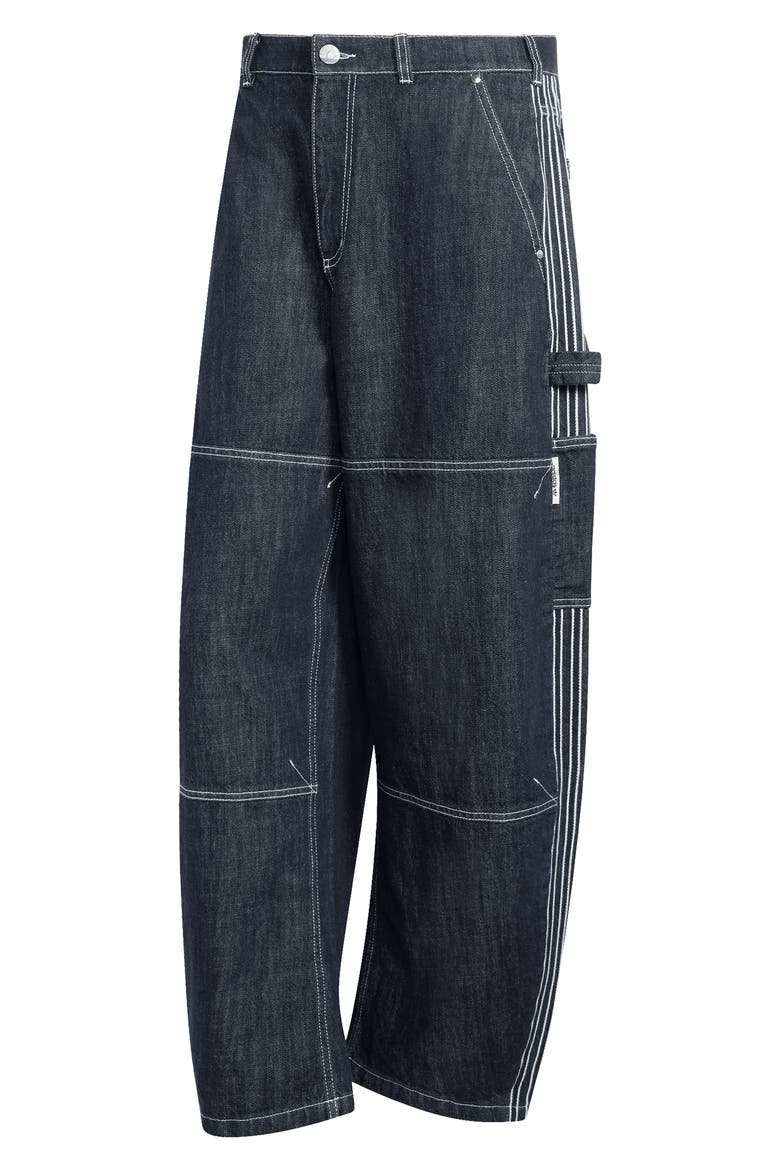 Loose Fit Worker Jeans, Alternate, color, INDIGO DENIM