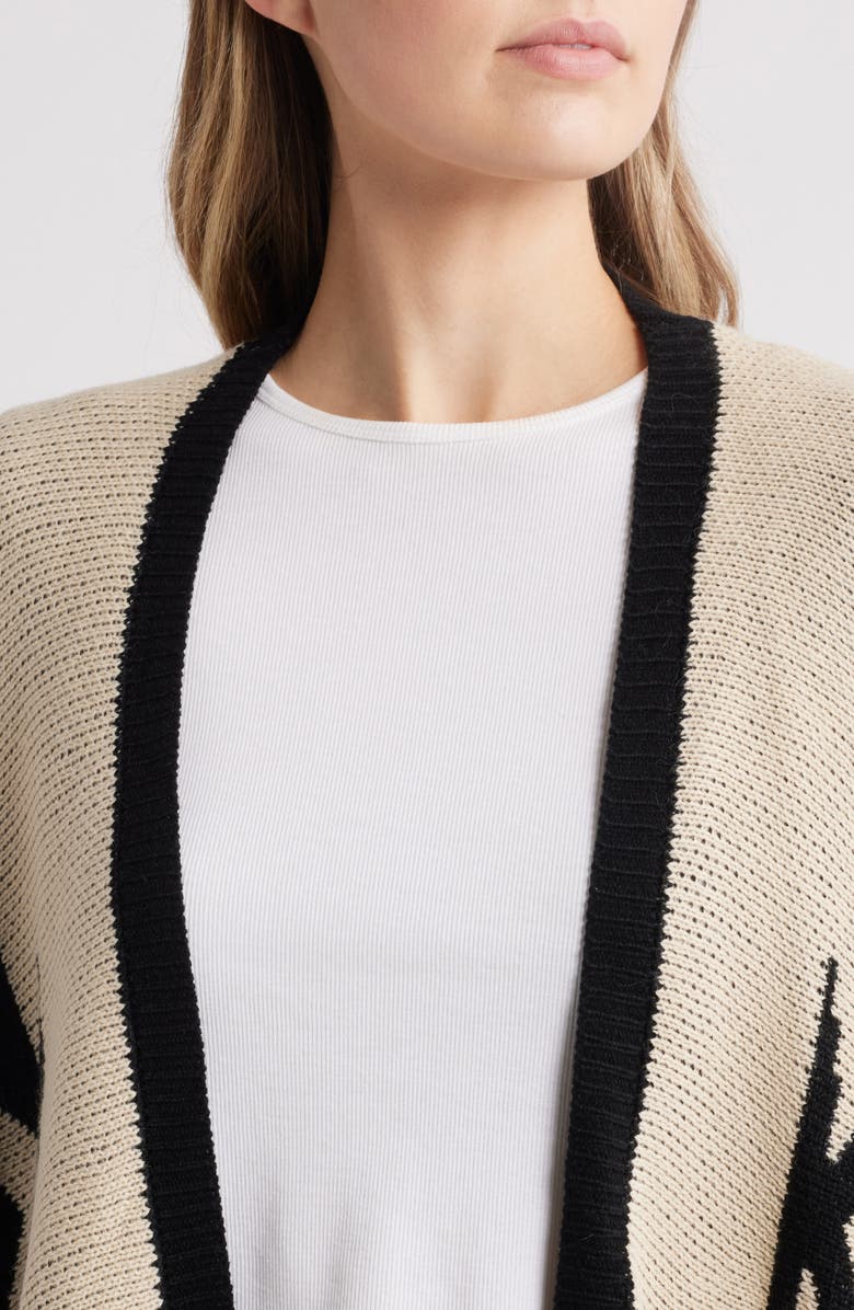 NIKKI LUND Azny Cotton Blend Ruana, Alternate, color, 