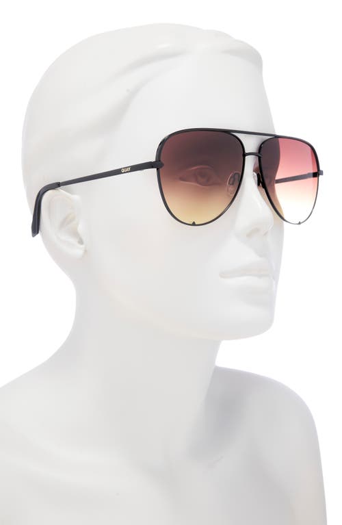 Quay High Key 55mm Aviator Sunglasses
