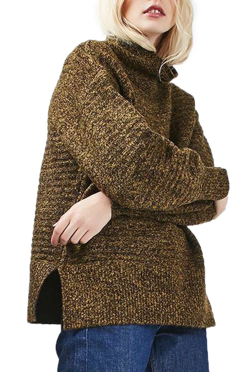 Topshop Oversize Cocoon Sweater, Main, color, 