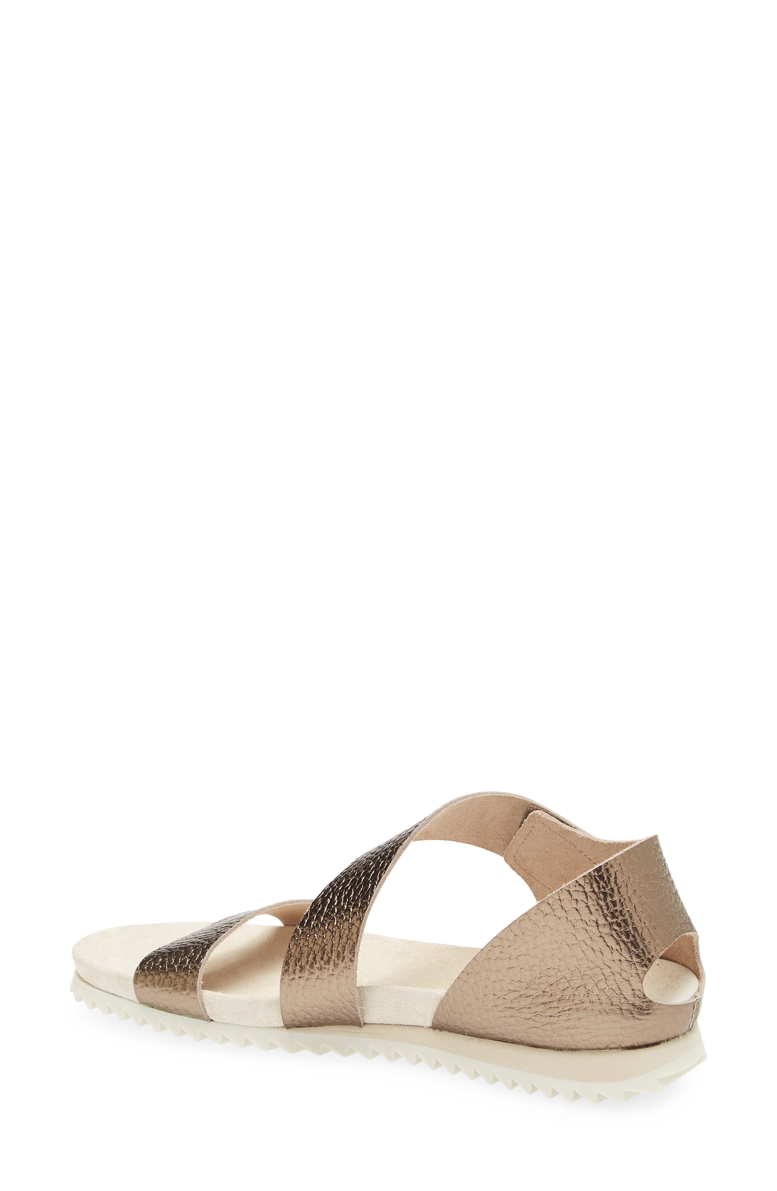 Jedda Two Strap Sandal, Alternate, color, DESERT CERVO LAME