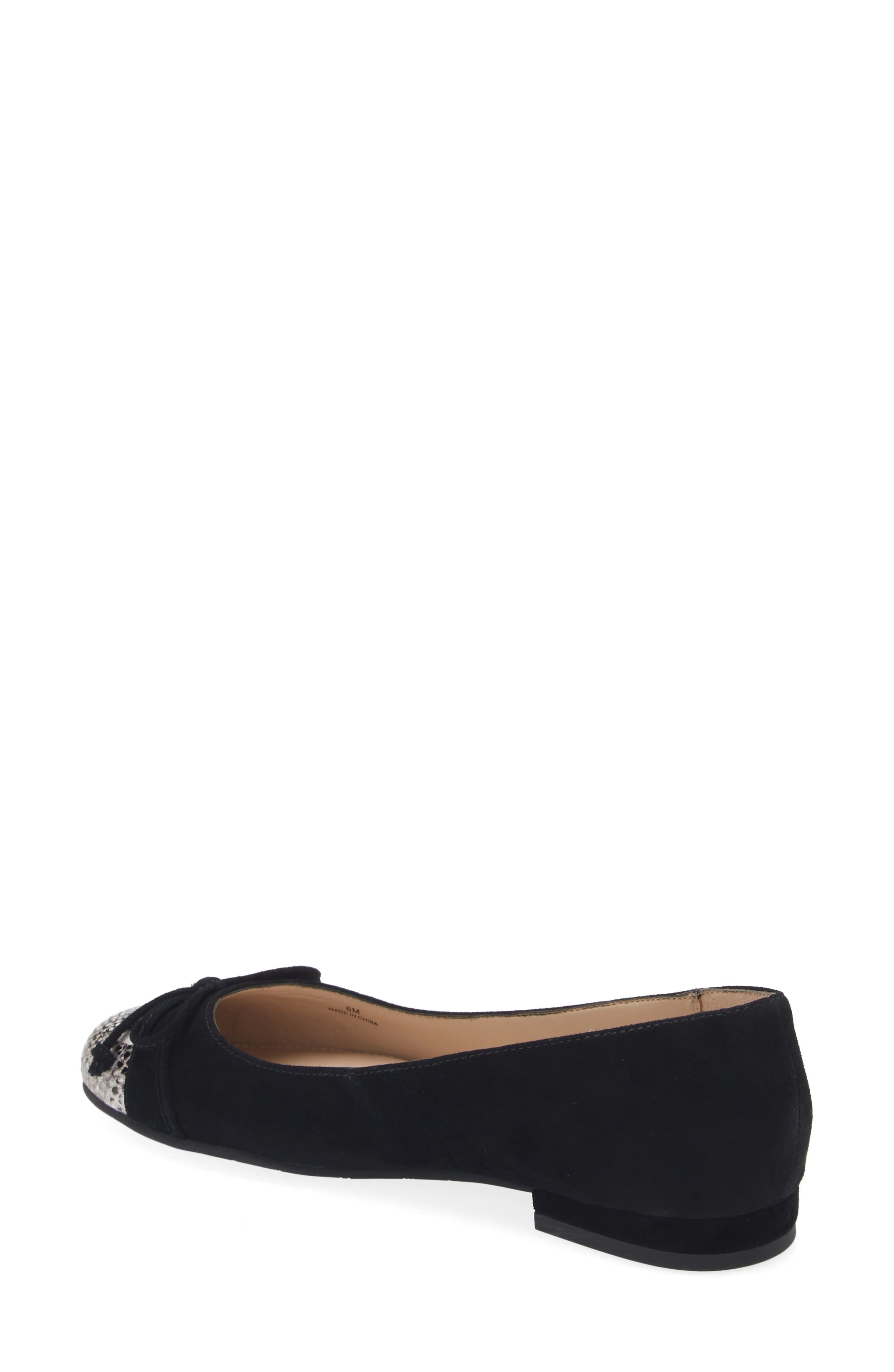 Pelle Moda Saida Ballet Flat, Alternate, color, Black