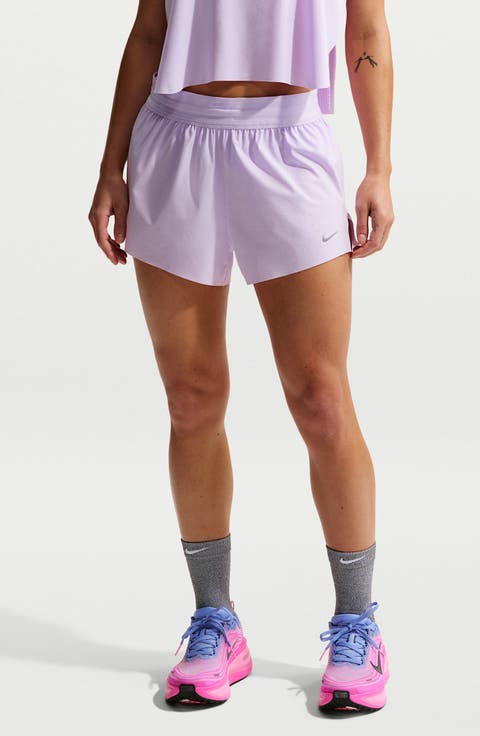 Swift Dri-FIT Mid-Rise Brief-Lined Running Shorts
