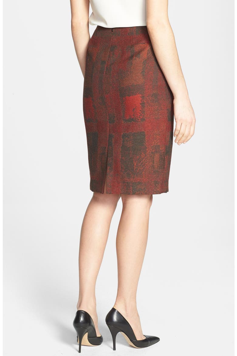 'Revelin' Pencil Skirt, Alternate, color, BLACK MULTI