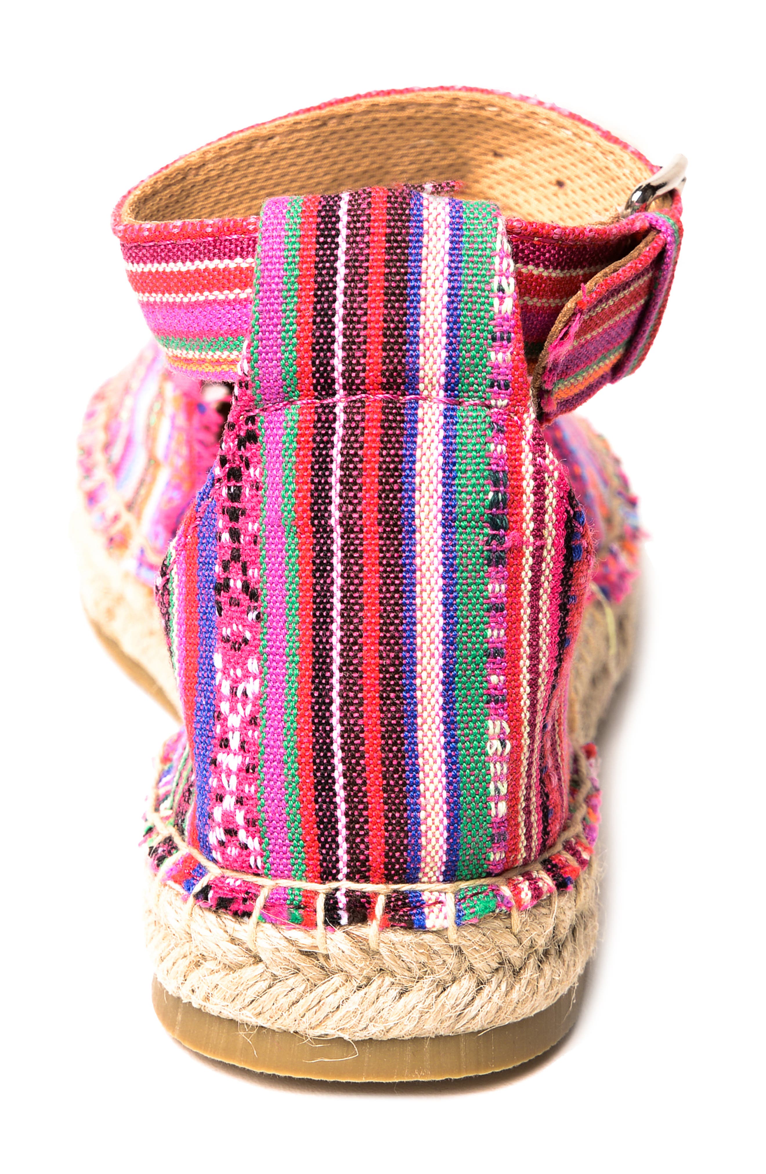 Prima Espadrille Sandal, Alternate, color, PINK GEOSTRIPE