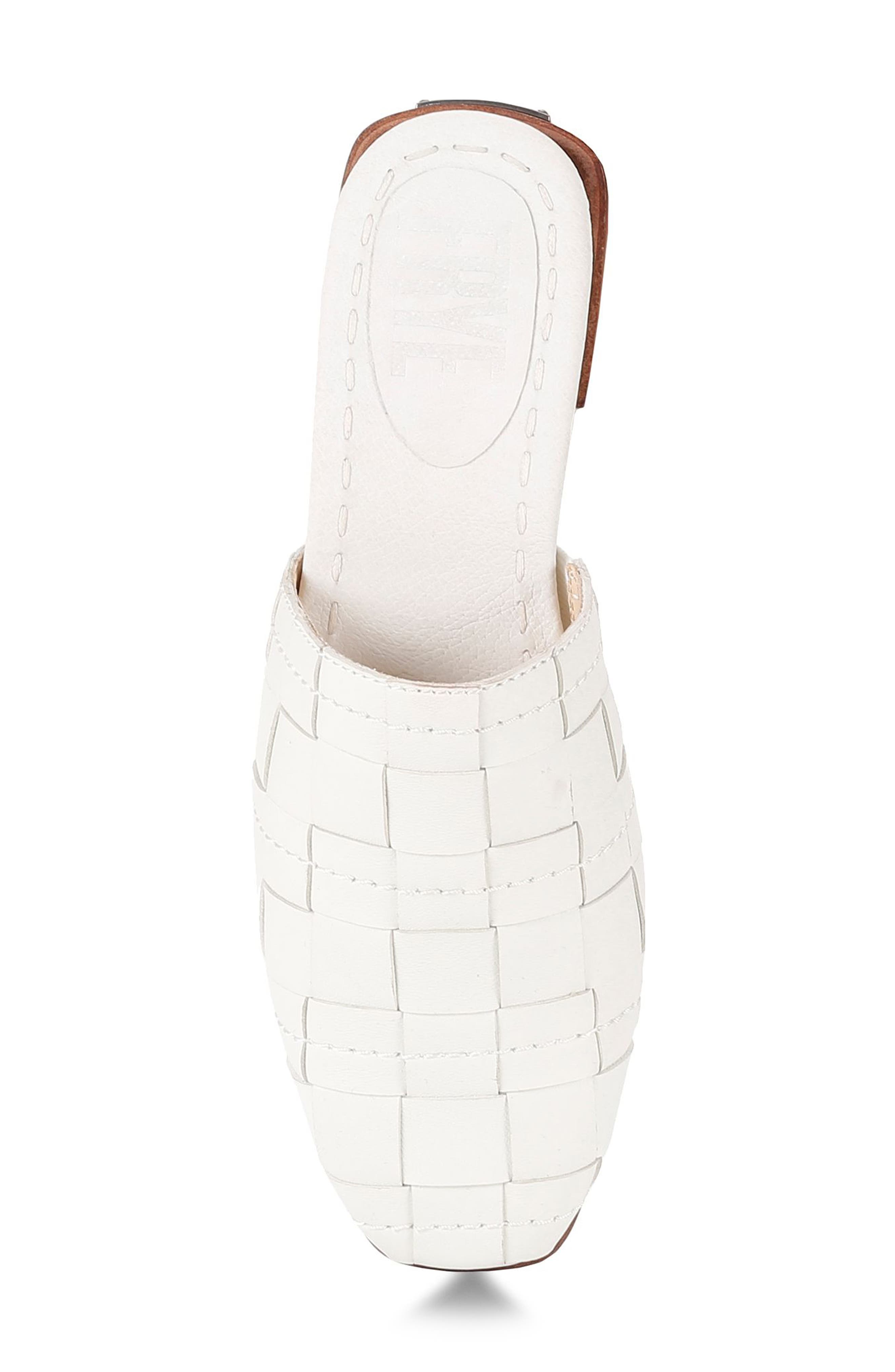 Frye Cara Woven Square Toe Mule, Alternate, color, 