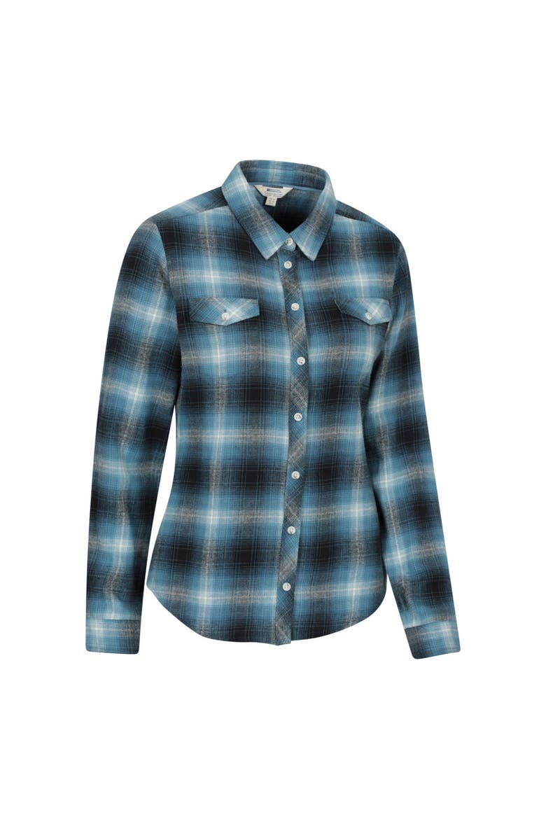 Willow Flannel Shirt, Alternate, color, Dark Blue
