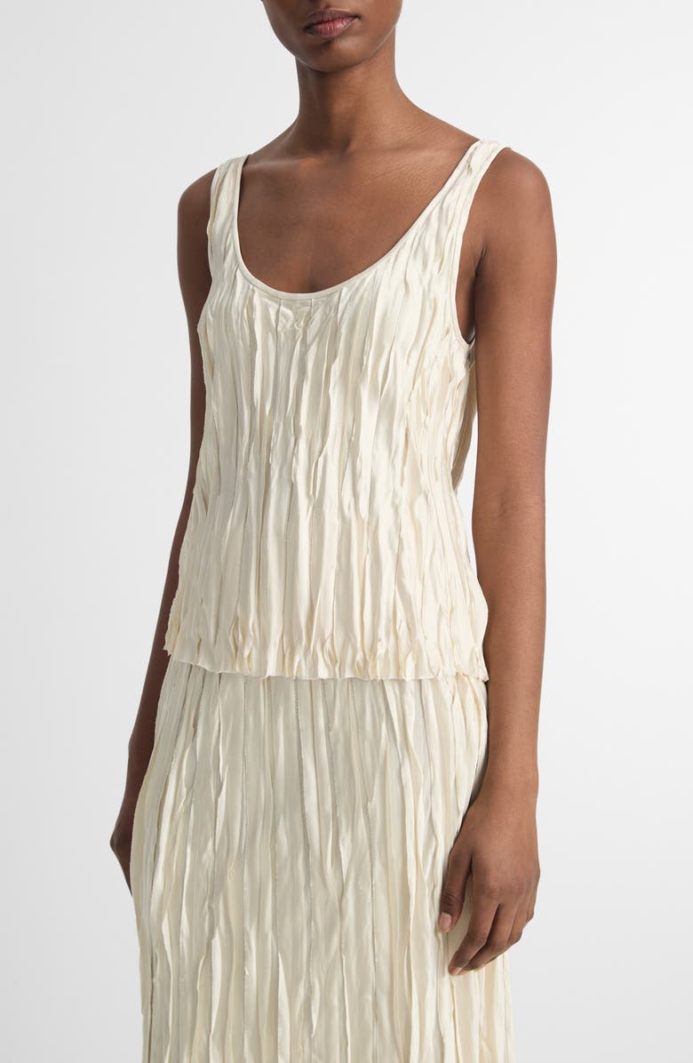 Vince Crushed Satin Tank, Alternate, color, 131Piv-Pale Ivory