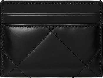Tory Burch Kira Diamond Quilted Leather Card Case | Nordstrom