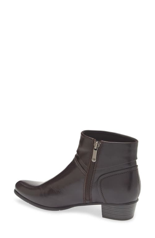 Regarde Le Ciel Stefany Block Heel Bootie In Brown