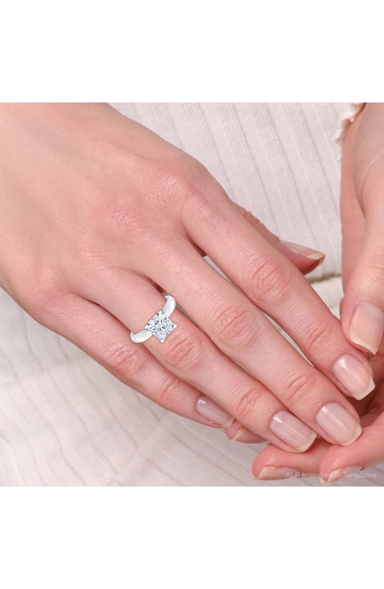 Bliss Diamond 1 1/2ct Cushion Diamond Solitaire Engagement Ring 14k Gold Lab Grown, Alternate, color,