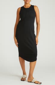 Universal Standard Romera Sleeveless Rib Midi Dress