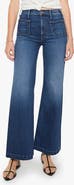 MOTHER The Hustler Roller Sneak High Waist Wide Leg Jeans