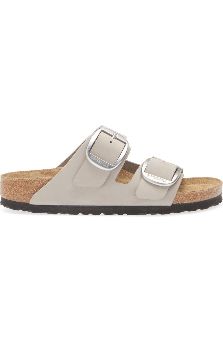 Birkenstock Arizona Big Buckle Slide Sandal, Alternate, color, Stone Coin