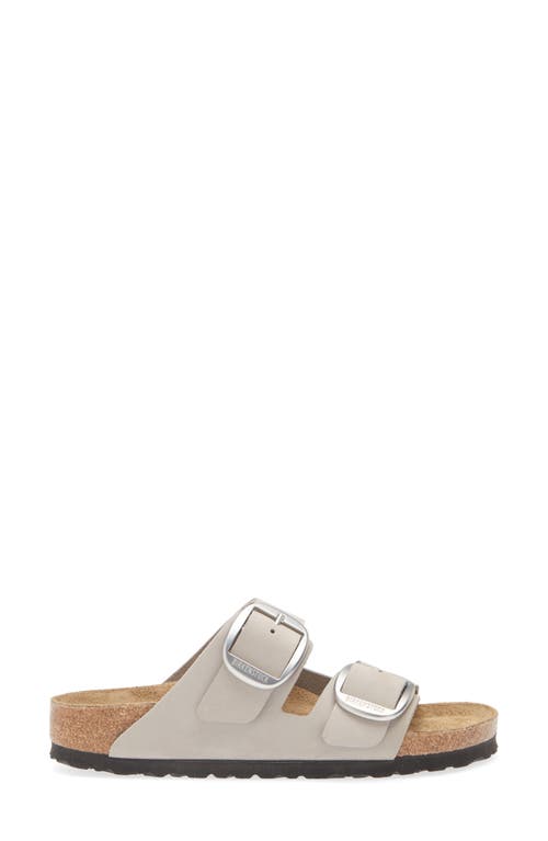 Birkenstock Arizona Big Buckle Slide Sandal In Gray