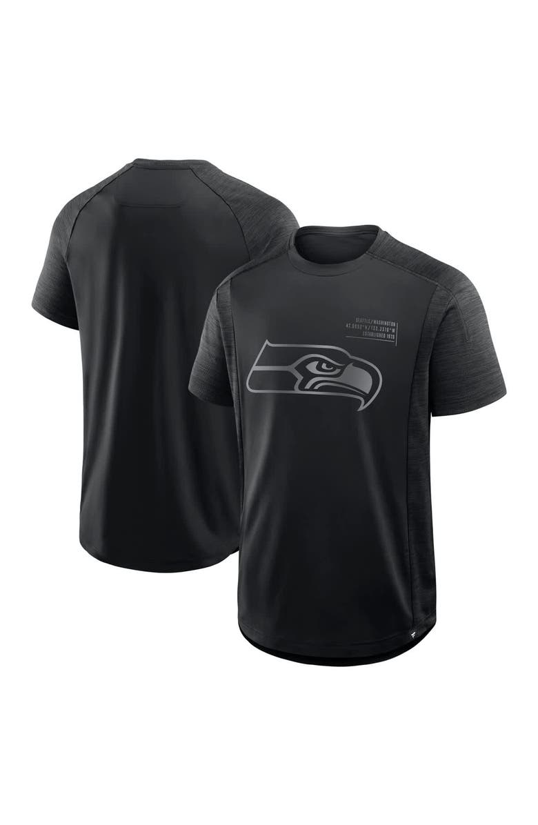 FANATICS Men's Fanatics Black Seattle Seahawks Deceptive Juke T-Shirt, Main, color, Black