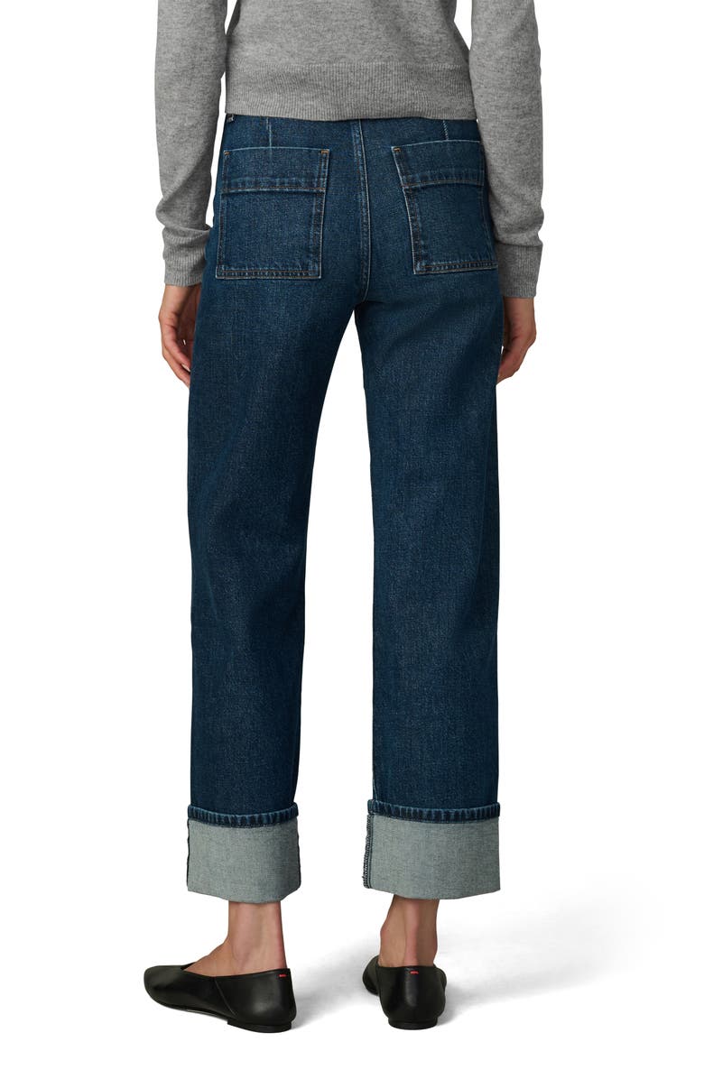 Joe's Jeans The Margot Cuffed Slant Pocket High Waist Relaxed Straight Leg Jeans, Alternate, color, Rendezvous