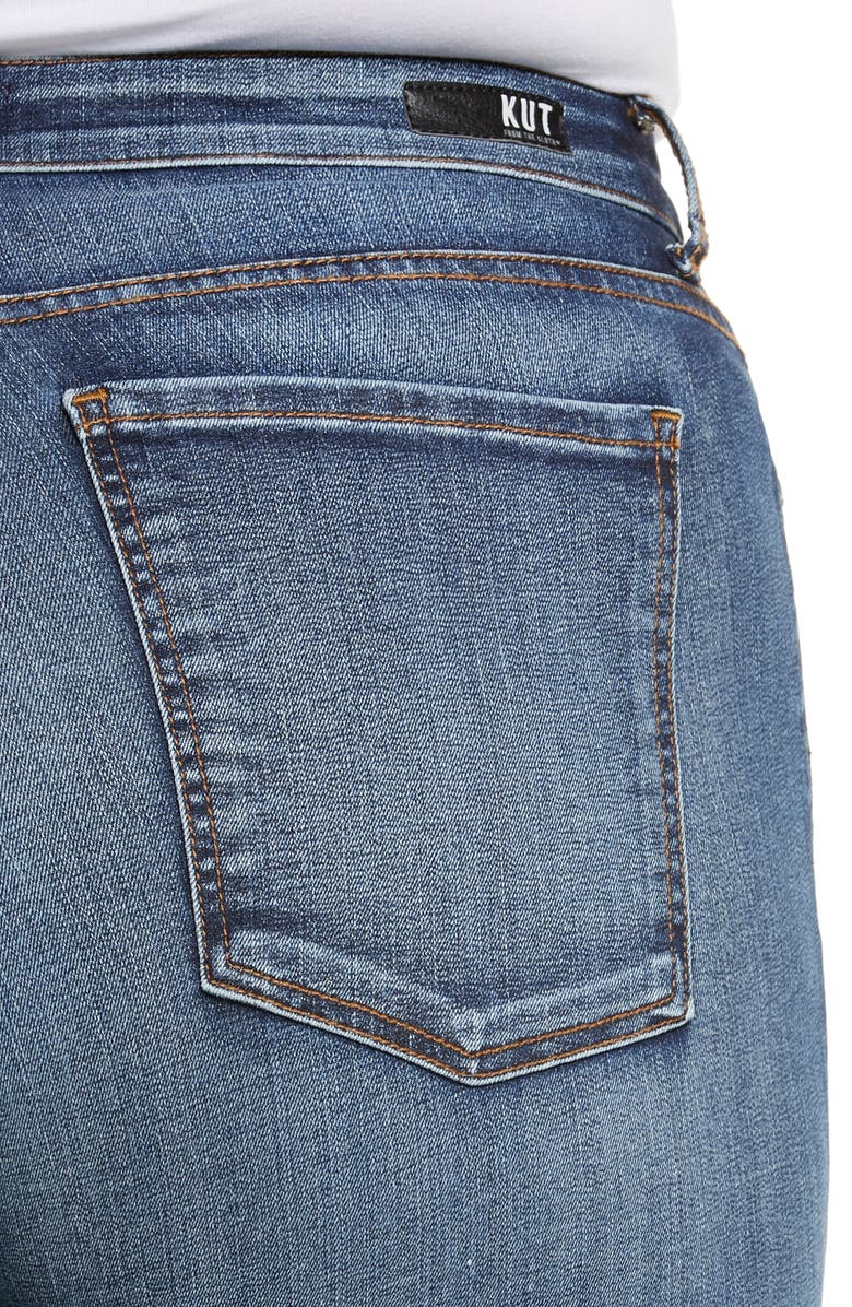 KUT from the Kloth Donna High Waist Ankle Skinny Jeans, Alternate, color, 