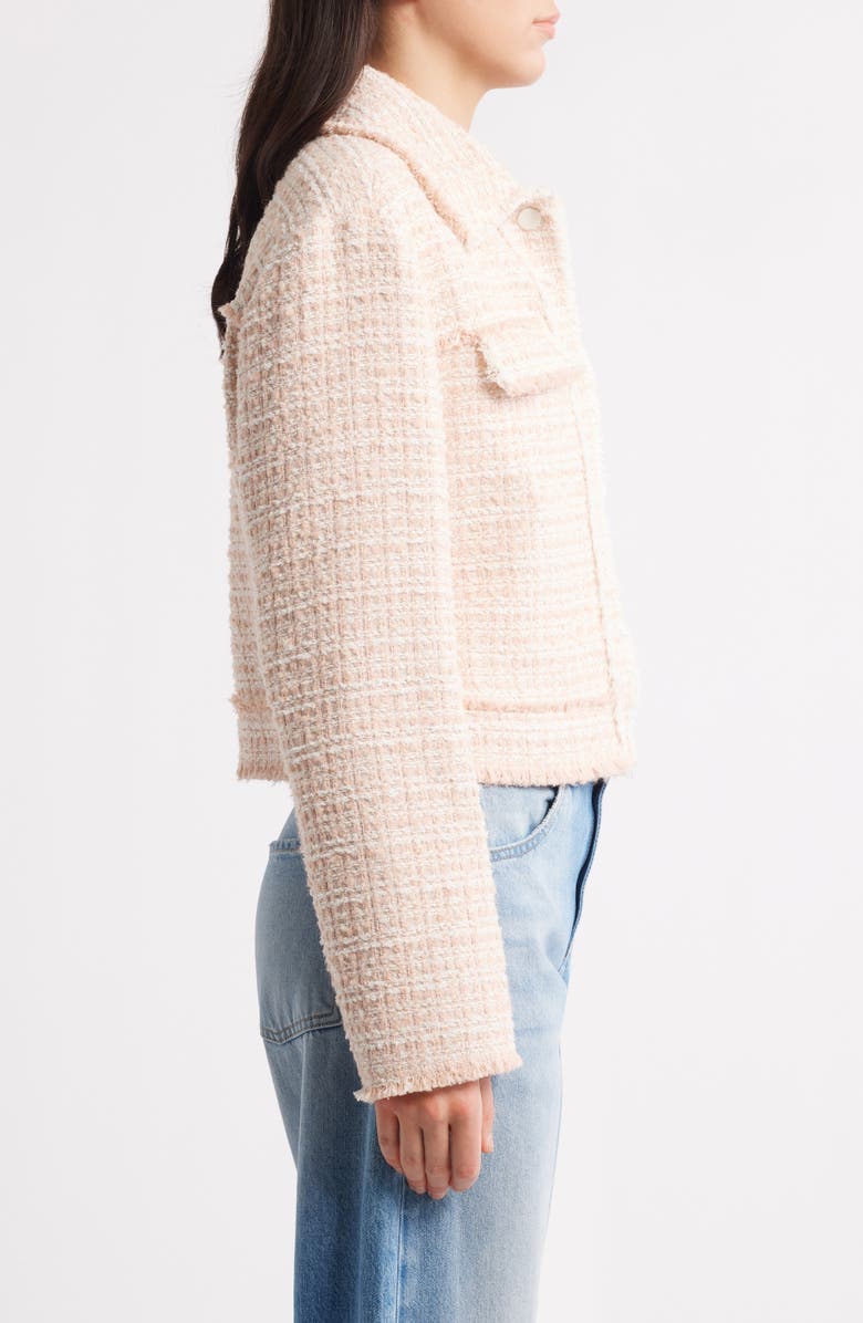 BOSS Tweed Jacket, Alternate, color, Crystal Tweed