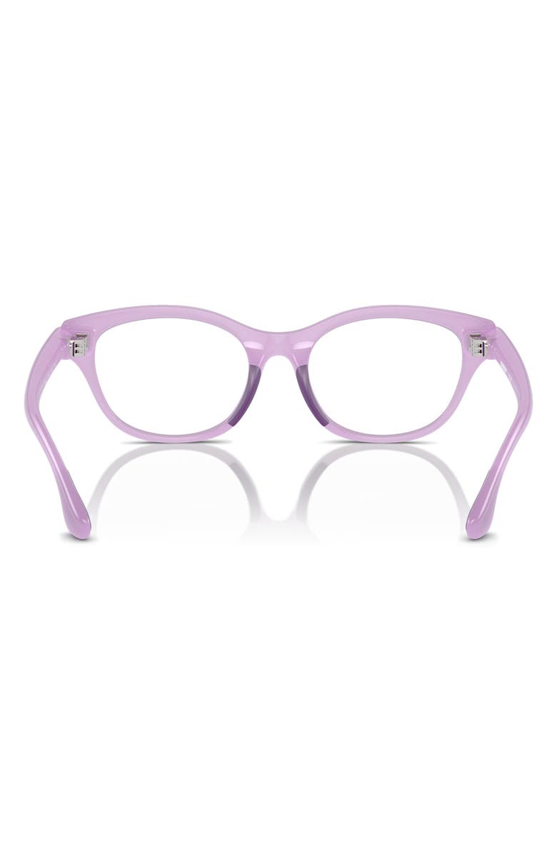 Burberry 47mm Square Optical Glasses, Alternate, color, Lilac / Demo Lens