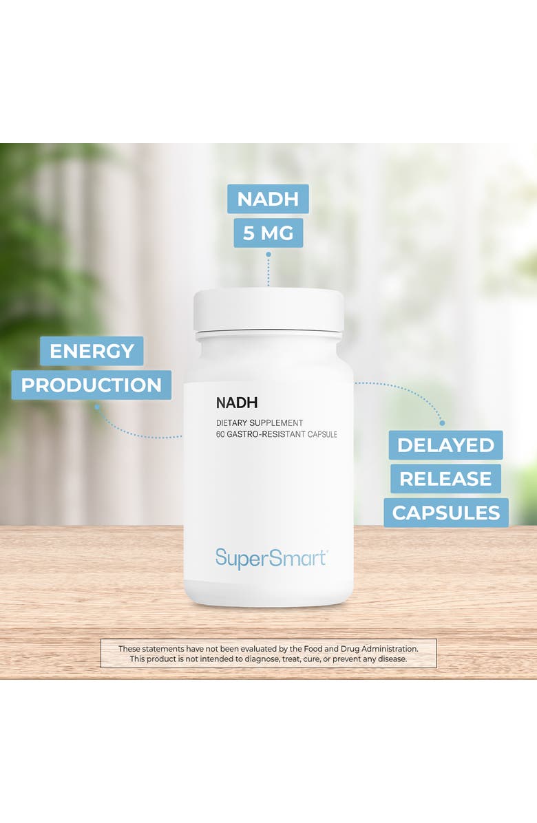 SuperSmart NADH 5mg per Day, Alternate, color, NO COLOR