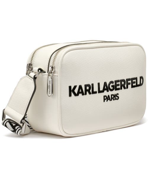 Karl Lagerfeld Paris Maybelle Crossbody In White