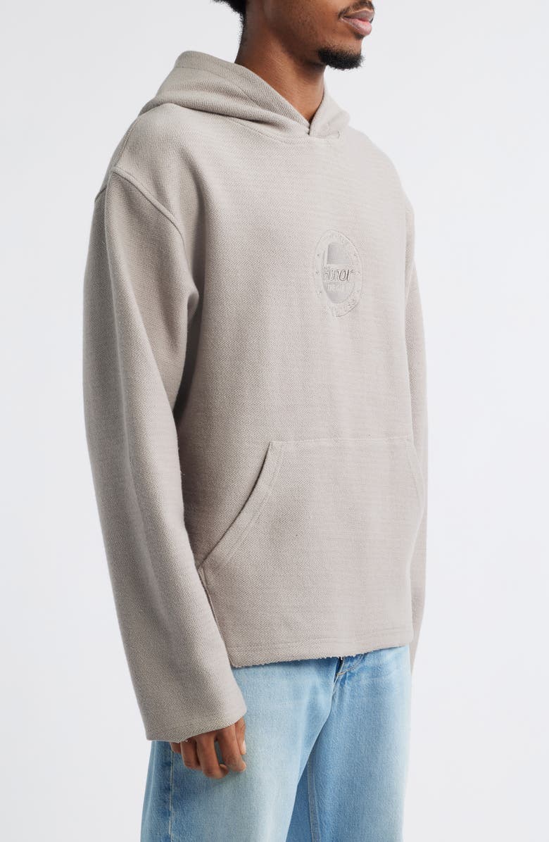 HONOR THE GIFT Race Herringbone Hoodie, Alternate, color, Stone