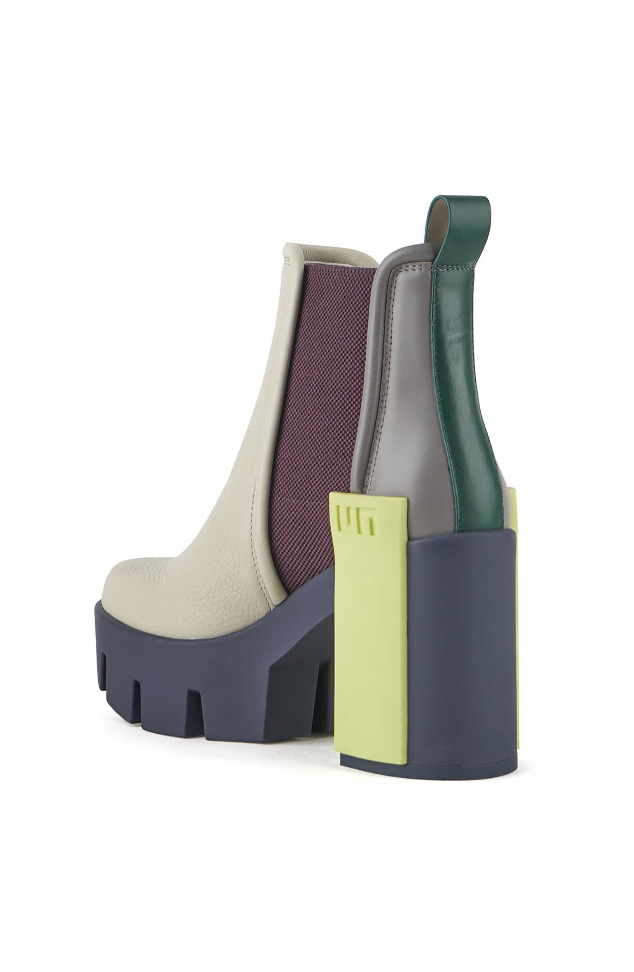 United Nude Grip Chelsea Mid Lug Platform Bootie, Alternate, color, Trial