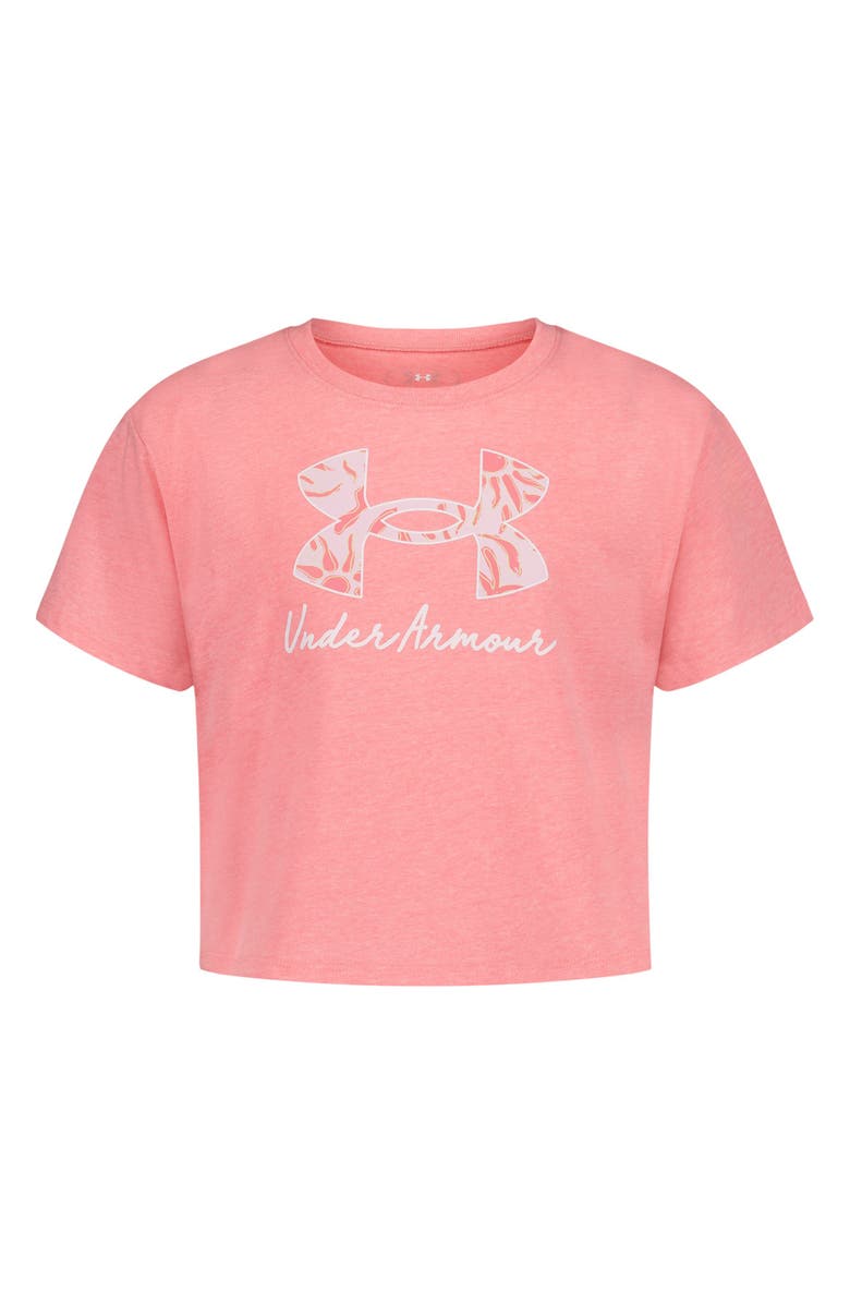 Under Armour Kids' Logo Campus Graphic T-Shirt, Main, color, Bittersweet Pink