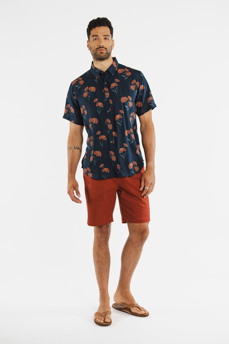 Grant Slim Shirt, Alternate, color, Wildflower