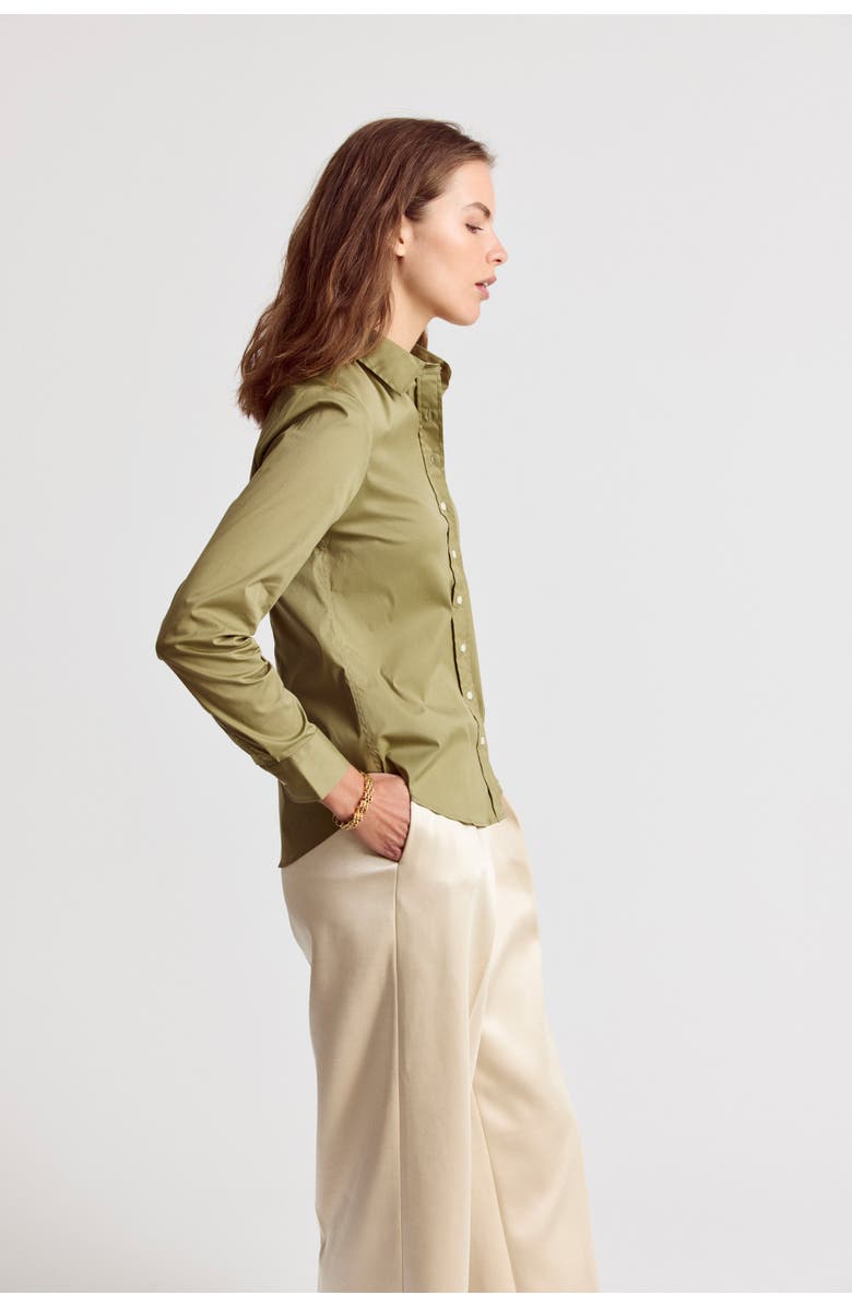 The Shirt by Rochelle Behrens The Icon Shirt, Alternate, color, Olive