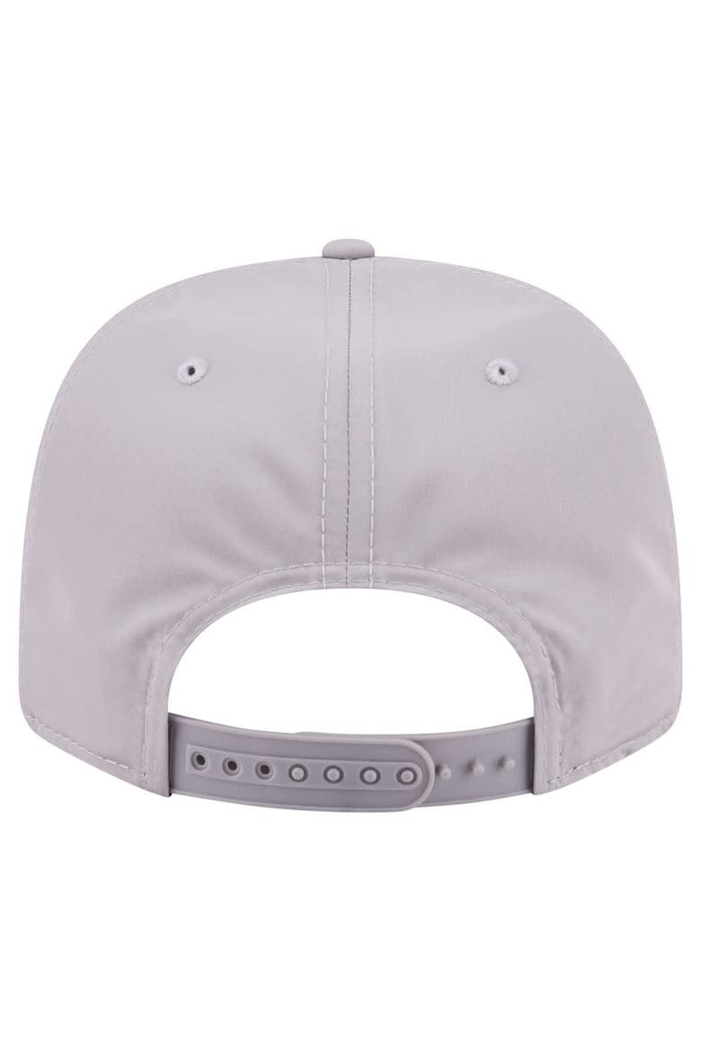 Men's New Era Gray Los Angeles Dodgers Laser Perforated 9SEVENTY Adjustable Hat, Alternate, color, Gray