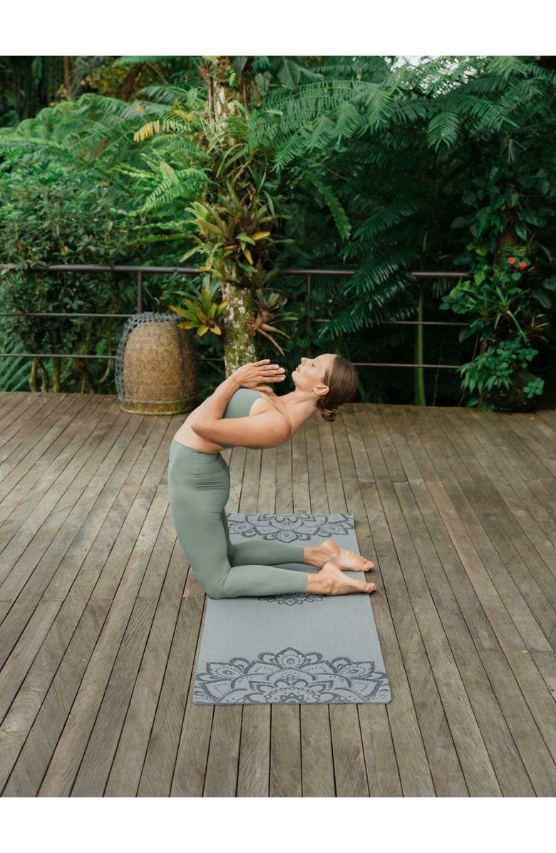 Yoga Design Lab Flow Yoga Mat, Alternate, color, Mandala Charcoal