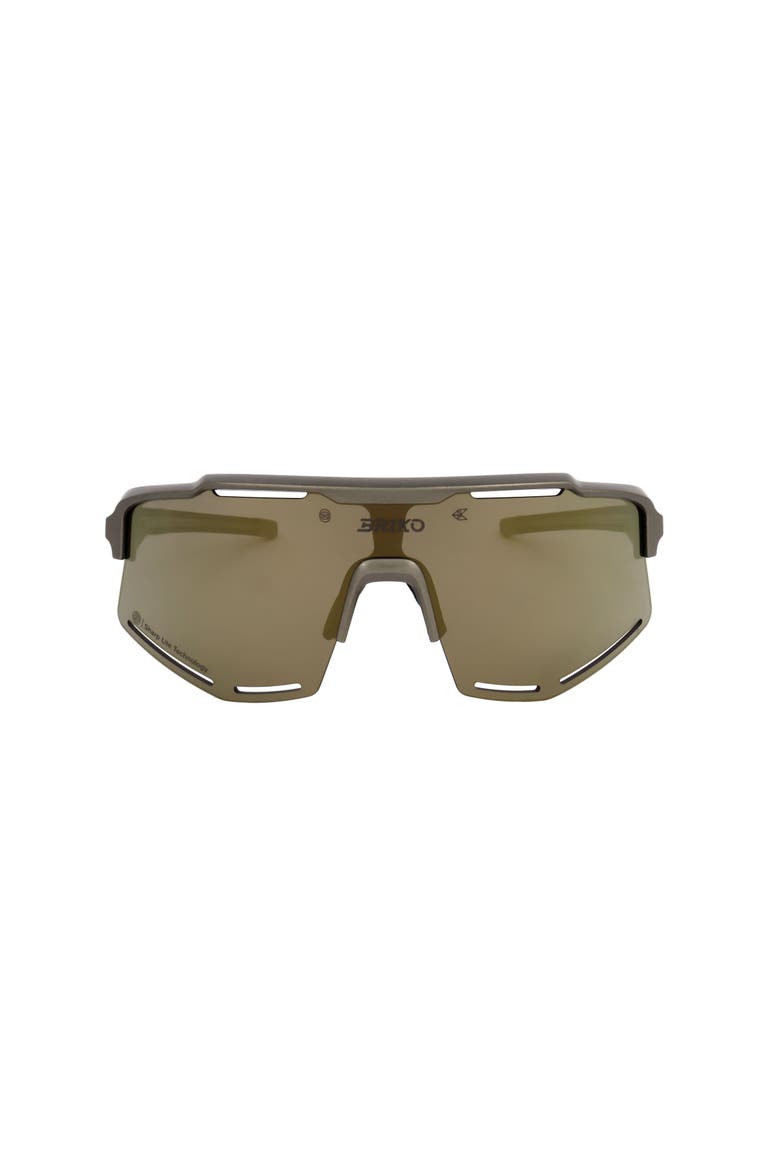 Shield Sport Sunglasses, Main, color, Chrome Gold