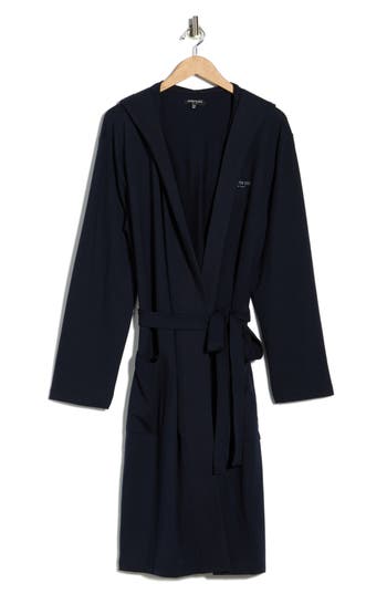 Kenneth Cole New York Premium Robe In Black