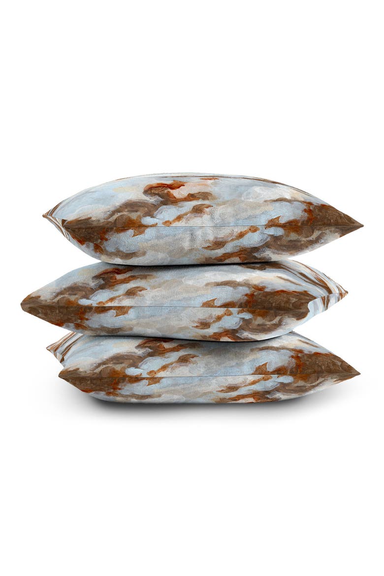 Clouds Dance Accent Pillow, Alternate, color, BLUE