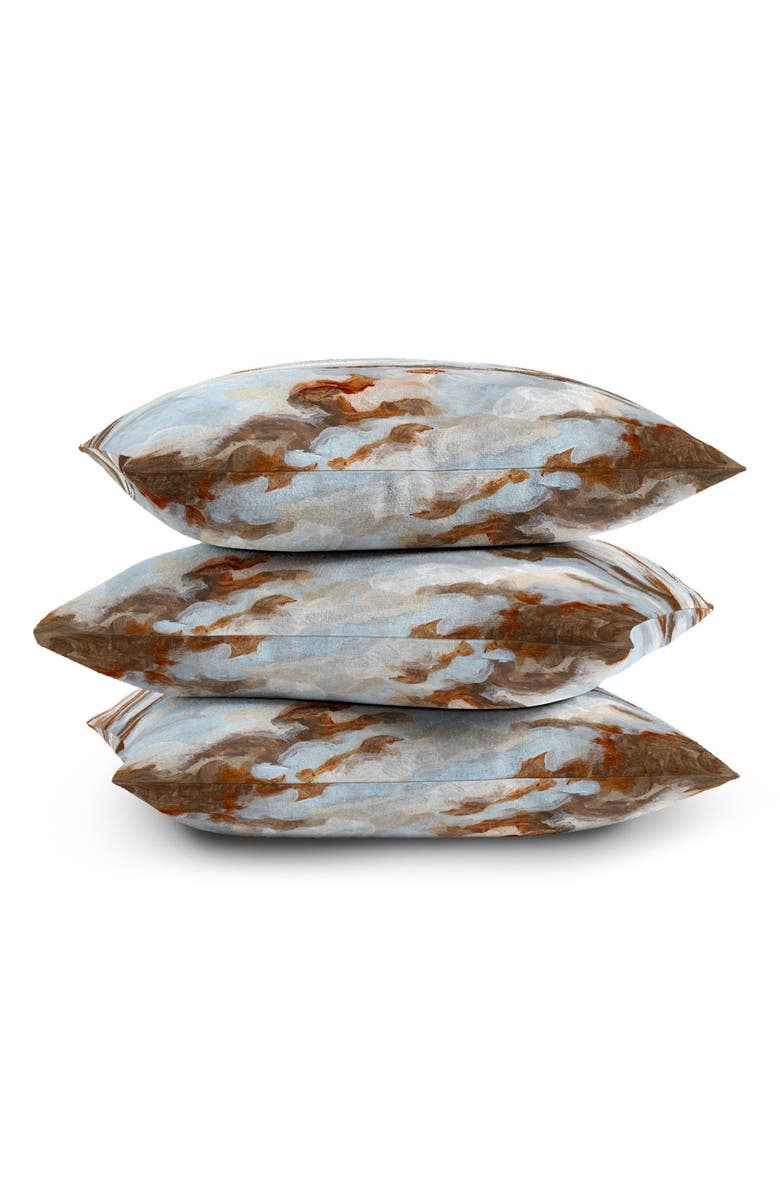 Deny Designs Clouds Dance Accent Pillow, Alternate, color, Blue