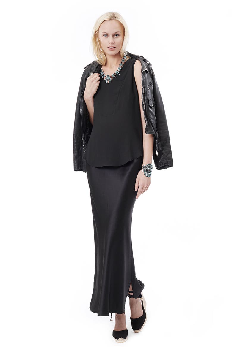 Loyal Hana 'Amanda' Print Maternity/Nursing Tank, Alternate, color, 