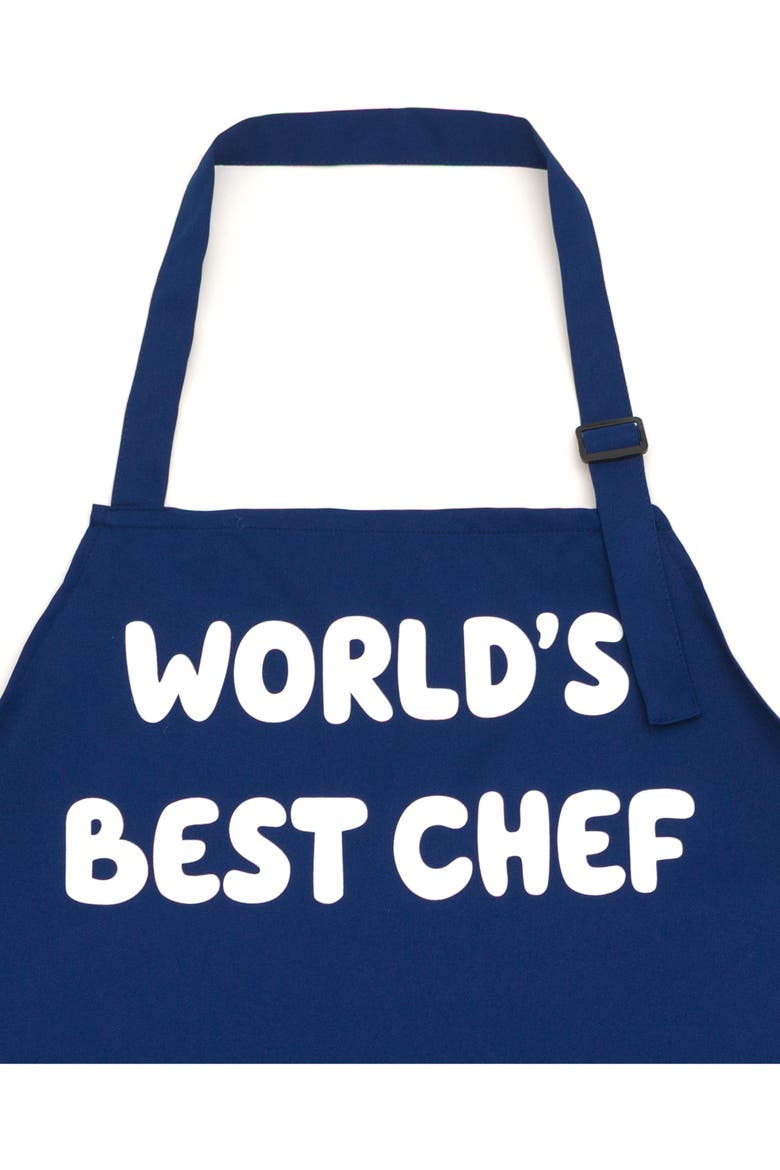 2-Piece Apron and Chef Hat Set, Alternate, color, Navy Blue Bandit