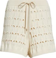 Zimmermann Rhiannon Pointelle Knit Shorts