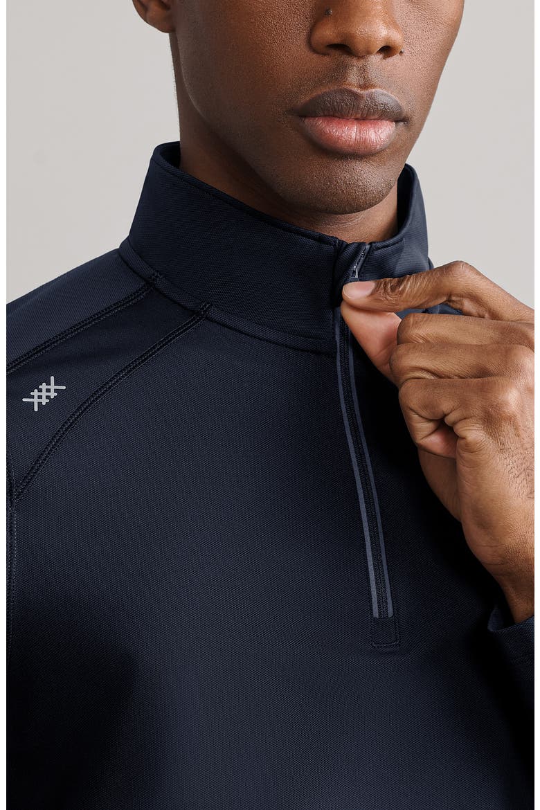 Rise Quarter Zip Pullover, Alternate, color, TRUE NAVY