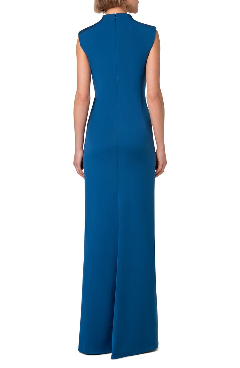 Akris Stretch Silk Column Gown, Alternate, color, 