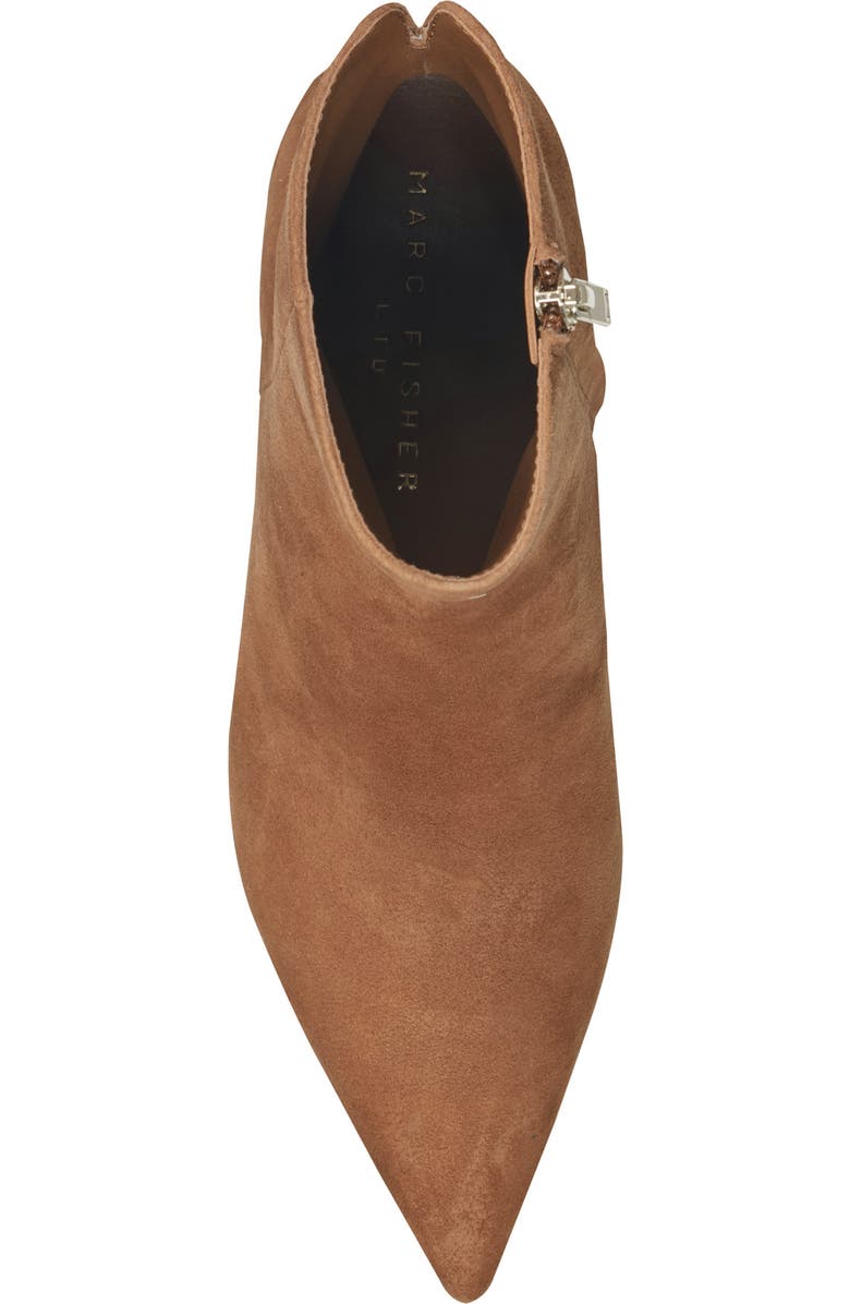 Marc Fisher LTD Mavey Pointed Toe Bootie, Alternate, color, Medium Natural