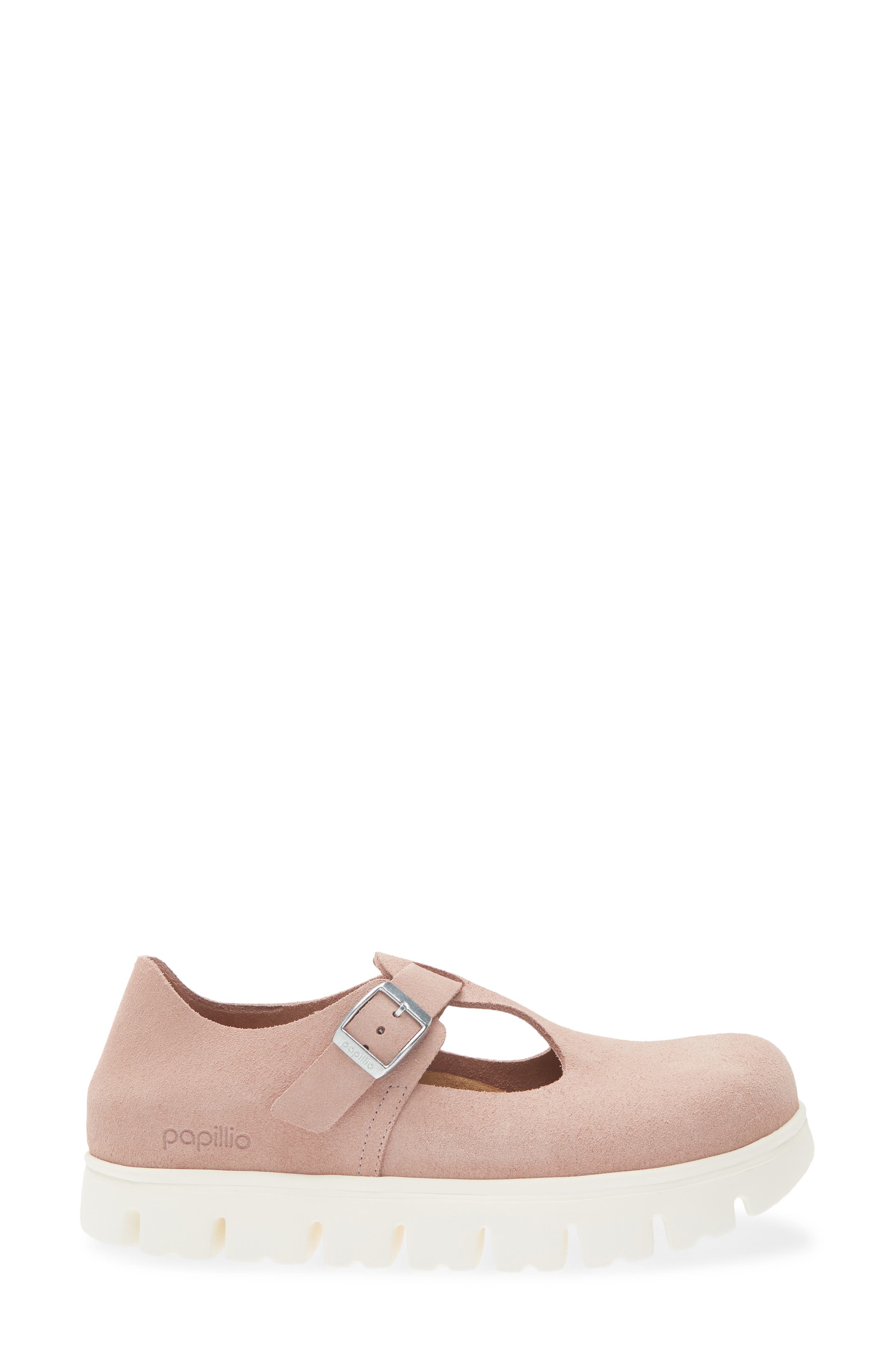 Papillo by Birkenstock Paris Chunky Mary Jane, Alternate, color, PINK CLAY SUEDE